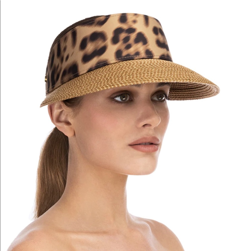 Eric Javits Champ New without tags Visor in Natural/Jaguar